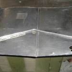 Blechteil unten