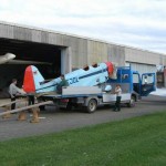 Transport der EJOL vom Flugplatz Eutingen in die Werkstatt   
