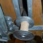 Lederauflage für die Fahrwerkgummis. 