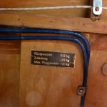 Klemm 25 Cockpit Schilder 3